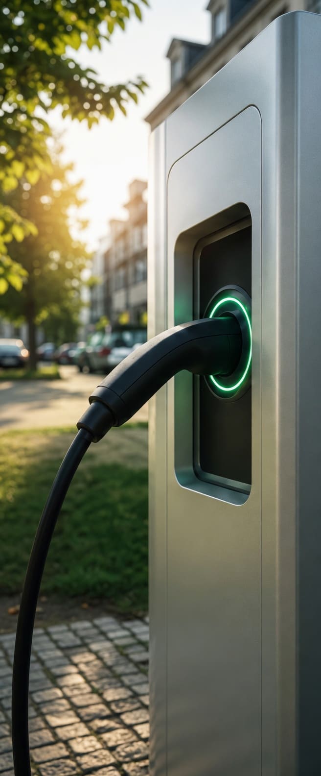 Énergie et borne de recharge